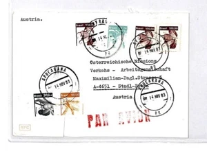 BRAZIL Missionary Air Mail MIVA *APUCARANA* CDS Austria Cover 1983 CM309 - Picture 1 of 4