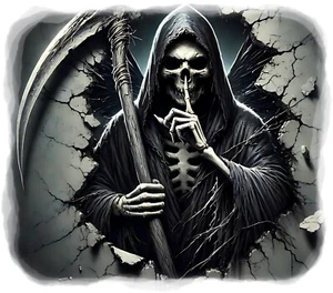 Grim Reaper SOA Skull Car Van Camper Wall Art Sticker GRIM1 - Picture 1 of 1