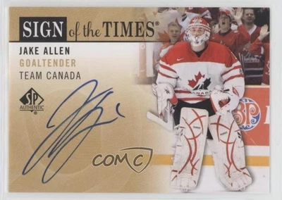 2012-13 SP Authentic Sign of the Times Jake Allen #SOT-JA Rookie Auto RC - Image 1 of 3