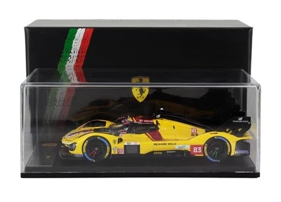 1/43 Looksmart Ferrari 499P AF Corse LeMans Winner 2025 #83 Kubica, Hanson, Ye - Image 1 of 4