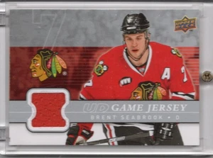 2008-09 Upper Deck Game Jerseys #GJ2-SE Brent Seabrook Jersey - Picture 1 of 2