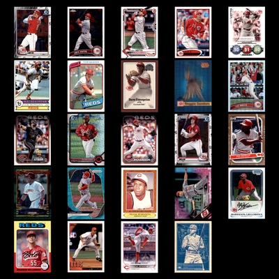 Lote de 24 tarjetas de béisbol de los Rojos de Cincinnati Bowman cromadas Joey Votto casi nuevas béisbol MLB Foto 1 de 4