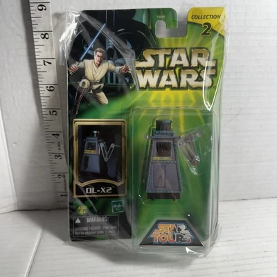 Figura droide Star Wars Star Tours DL-X2 exclusiva de los parques de Disney Hasbro 2002 de colección Foto 1 de 4