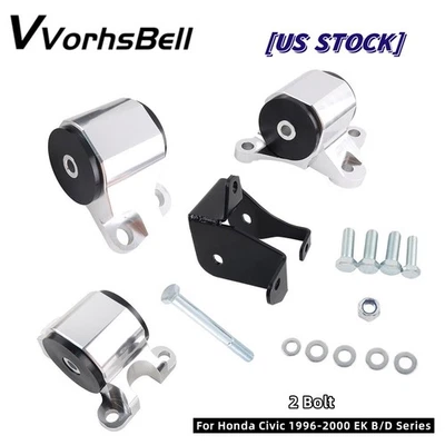 Billet 2 Bolt Engine Swap Mount Kit for Honda Civic EK 1996-2000 D15 D16 B16 B18 — 第 1/4 张图片