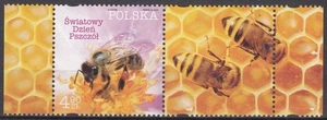 POLAND.2004 Beekeeping Bees.1 st.MNH - Picture 1 of 1