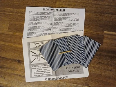 Floating Match~levitation rising stick illusion~close up magic trick~Easy Magic - Image 1 of 3