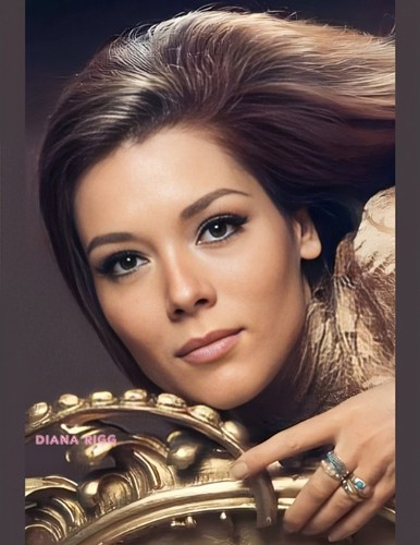 DIANA RIGG #144 BEAUTIFULLY COLORIZED PHOTO 11 X 8.5 FREE SHIPPING | eBay