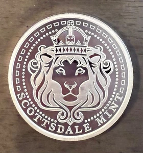 Ronda de plata de 1 oz - OMNIA por Scottsdale Mint .999 redonda de lingotes de plata BU - Imagen 1 de 4