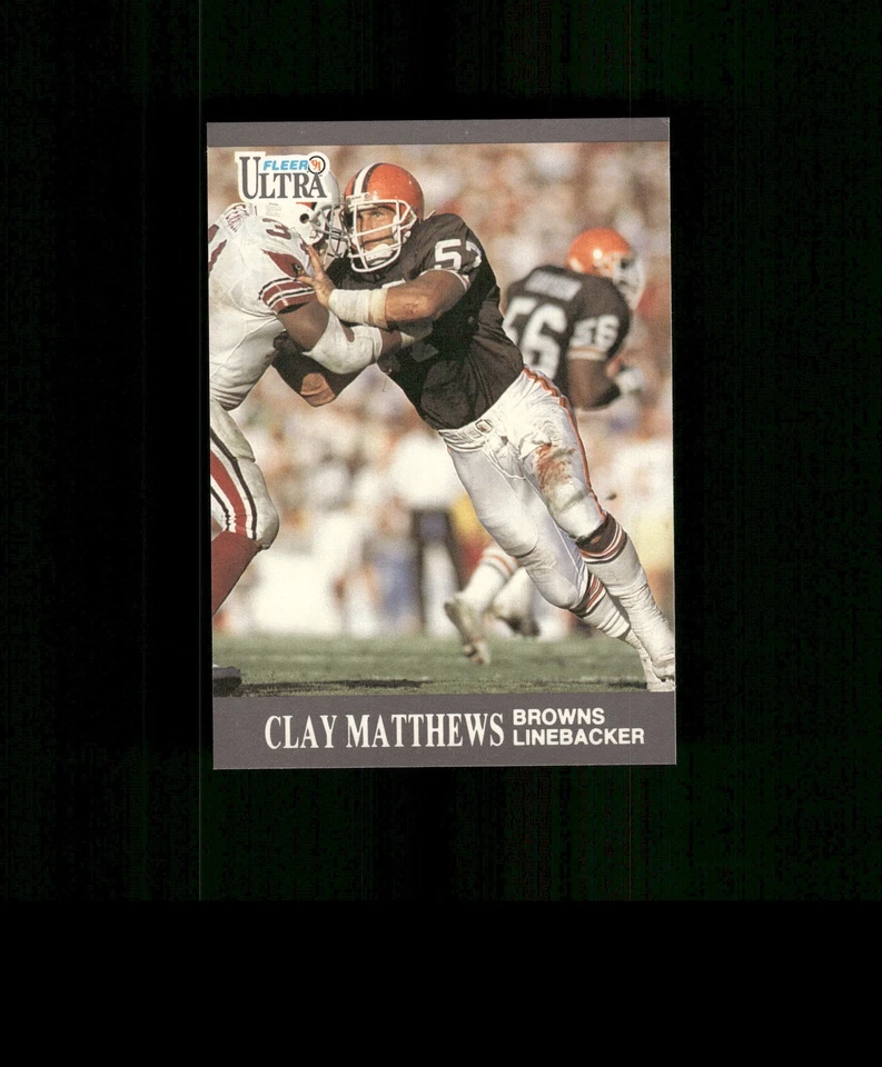 1991 Fleer Ultra #31 Clay Matthews   Football Card  Cleveland Browns - Image 1 of 2