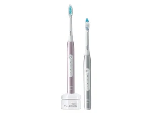 ORAL-B Elektrische Zahnbürste Pulsonic Slim Luxe 4900 Duo platinum/rose - Bild 1 von 2