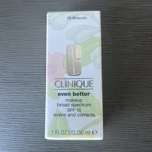 Clinique Even Better Makeup Broad Spectrum Spf 15 CN 08 Linen 1oz Foundation - Picture 1 of 6