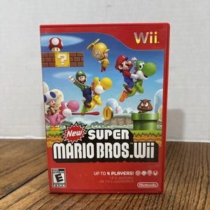 New Super Mario Bros. Wii (Nintendo Wii, 2009) komplett GETESTET FUNKTIONIERT - Bild 1 von 5
