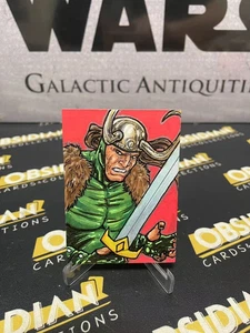 2022 UPPER DECK SKYBOX MARVEL MASTERPIECES Loki SKETCH CARD 1/1 - Picture 1 of 2