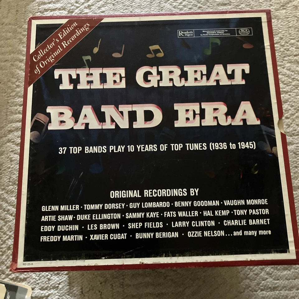 VTG Vinyl 10 LP Box Set - The Great Band Era 1936-1945 Readers Digest  361843 - Image 1 of 2