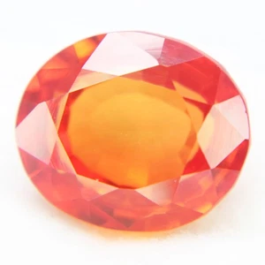 Piedras preciosas sueltas ovaladas granate naranja espesartita natural de 13 quilates certificadas - Imagen 1 de 4