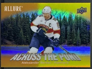 2024-25 Upper Deck Allure #ATP-6 Aleksander Barkov Across the Pond Orange - Picture 1 of 2