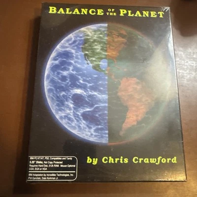 Vintage IBM Software Game balance of the planet Sealed - Image 1 of 4