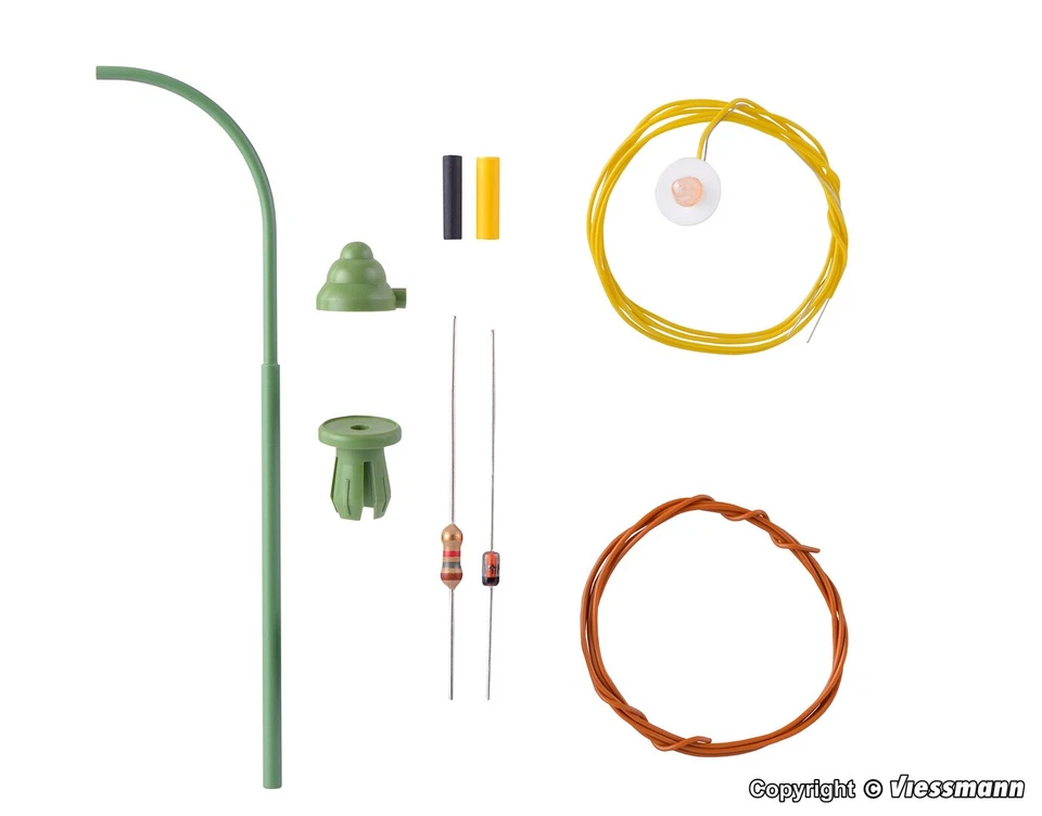 Viessmann 6729 H0 Bausatz Bogen-gaslaterne