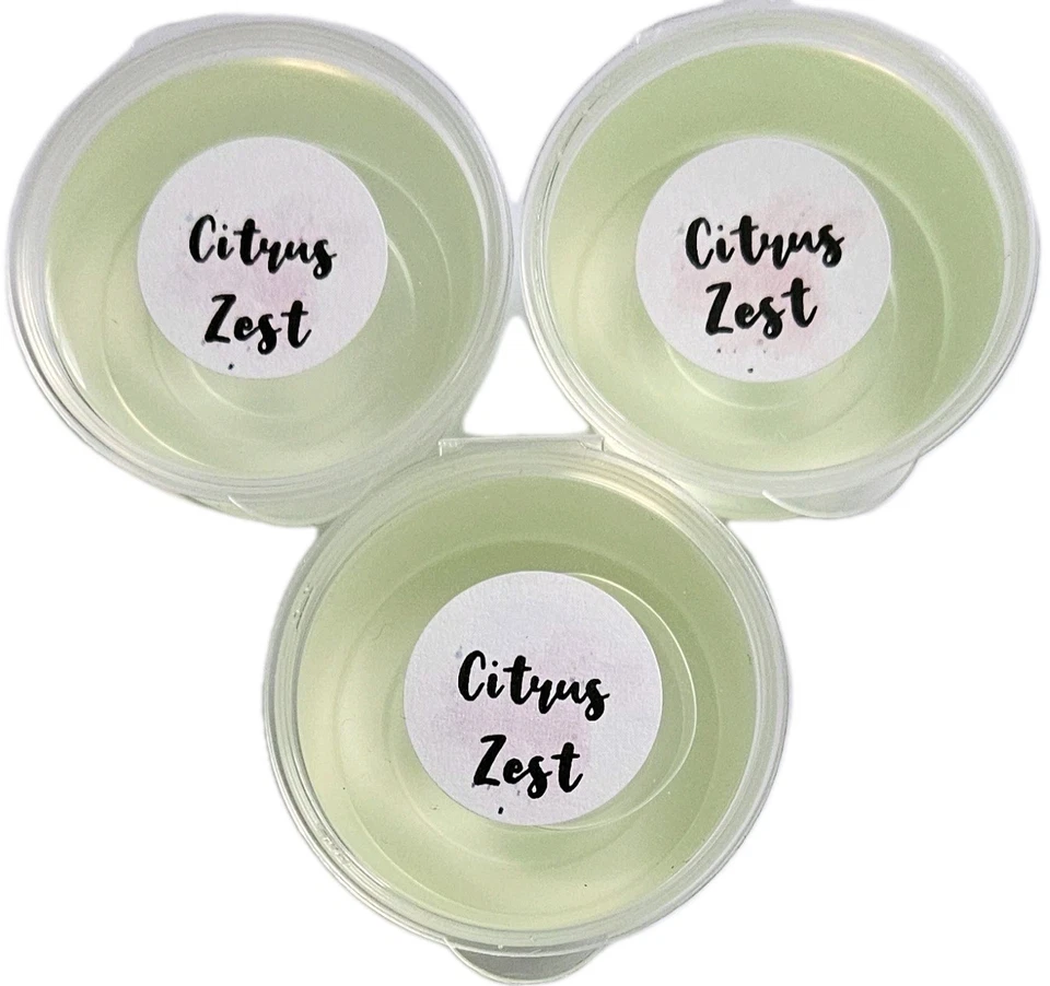 3x Citrus Zest - Gel Wax Melts - HIGHLY SCENTED - Jelly Wax Melts - Image 1 of 1
