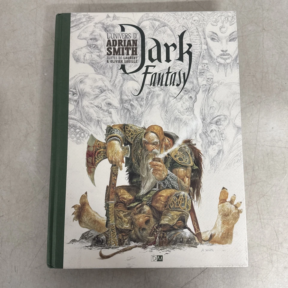 Libro de fantasía oscura Adrian Smith raro fuera de servicio - Imagen 1 de 1