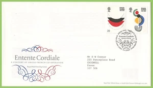 GB 2004 Entent Cordiale set on Royal Mail First Day Cover Tallents House Cancel - Picture 1 of 1