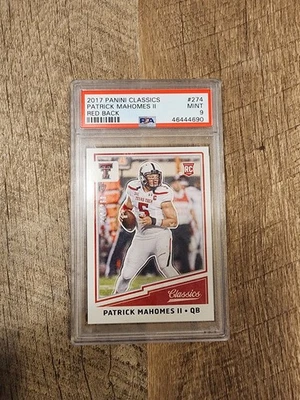 Tarjeta de novato Panini Classics 2017 | espalda roja [#/299] PSA 9 Foto 1 de 4