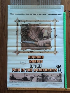 Man In The Wilderness handsigniertes Filmplakat Richard Harris John Huston Doohan - Bild 1 von 16