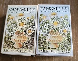 Crabtree & Evelyn Kamille Savon De Vergers Seife 3,5 Unzen Neu im Karton Vintage 1980 (2) - Bild 1 von 8