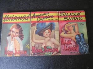 HANK JANSON - Untamed/Silken Snare/Amorous Captive Volume Two - P/B - Rare - Picture 1 of 4