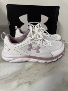 Under Armour Women Size 9 Wide Charged Assert 9 Low Top Athletic Shoes Sneakers - Picture 1 of 8