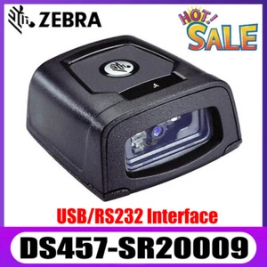Zebra DS457-SR20009 1D 2D Fixed Mount Barcode Scanner Reader W/ RS232/USB Cable - Picture 1 of 8