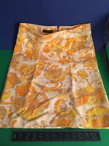 YELLOW/ORANG Fine textured Cotton Dolce & Gabbana Skirt size 44 New without tags - Picture 1 of 6