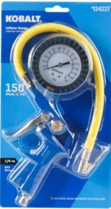 Kobalt Air Compressor Inflator Gun/Gauge #124237- Up To 150 PSI - New in Package - Picture 1 of 8