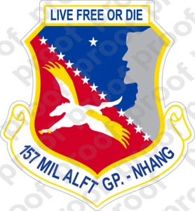 STICKER USAF 157th Military Airlift Group - Picture 1 of 1