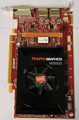 AMD Firepro Graphics Card W5000 2GB GDDR5, C41704 - Image 1 of 4