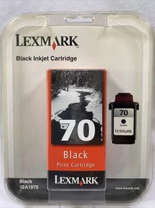 LexMark 70 Black Ink Print Cartridge, New in Box - Picture 1 of 2