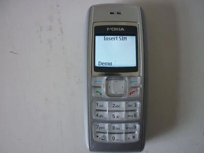NOKIA 1600 SILVER MOBILE PHONE IN EXCELLENT CONDITION - Image 1 of 4