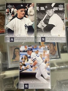 YANKEES Lot of (3) 2004 Upper Deck Yankees Classics MUNSON, MARIS, MATTINGLY - Picture 1 of 2