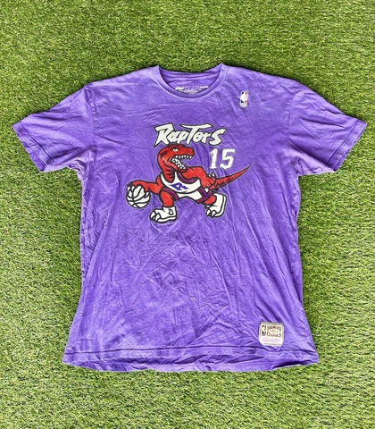 Vince Carter Toronto Raptors Mitchell & Ness Harwood Classics T Shirt Cover