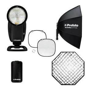 Profoto A10 On Camera Flash Light for Sony with Collapsible Reflector Bundle - Picture 1 of 7