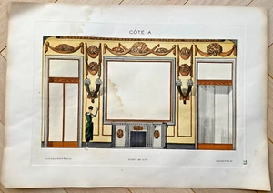 Planche d'architecture Salle à manger Louis Sue & André Mare Art Déco 1921 - Picture 1 of 3