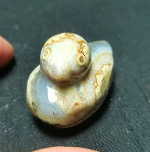 TOP 49G  Natural Inner Mongolia Gobi Agate Eyes Agate stone Healing R1632 - Picture 1 of 15