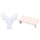  Antler Mold Wooden Serving Trays Deer Epoxy Resin Casting Jewelry