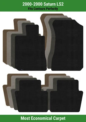 Lloyd Velourtex Front & Rear Row Carpet Mats for 2000 Saturn LS2  - Image 1 of 4