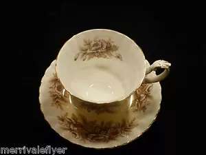 Antigua taza de té y platillo porcelana patrón melodía de porcelana sonata primera marca - Imagen 1 de 7