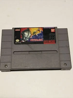 Ultraman (Super Nintendo Entertainment System, SNES, 1991) Tested & Working - Image 1 of 3