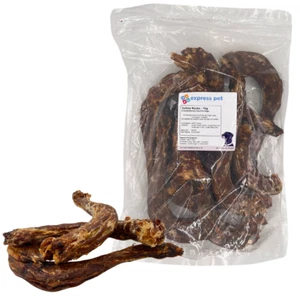 Turkey Necks Dog Treat Chew Dried High Protein 100% Natural Hypoallergenic - Picture 1 of 6