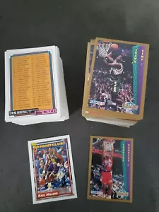 Lot (2) 1992-93 Fleer #2 Basketball Set & 1992-93 Topps #2 Basketball Set - Picture 1 of 1