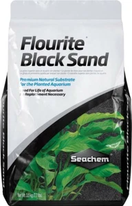 Seachem Flourite Black Sand Planted Aquarium Gravel 3.5kg/7.7lbs - Picture 1 of 3