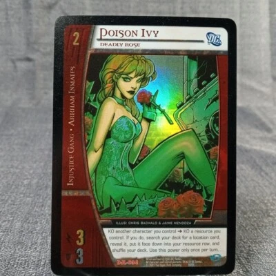 2005 VS System DC Justice League of America EA Extended Foil Poison Ivy #DJL-084 - Image 1 of 4